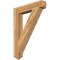 Ekena Millwork Traditional Arts & Crafts Rough Sawn Bracket, Western Red Cedar, 6"W x 36"D x 48"H BKT06X36X48TRA03RWR - alternate 1